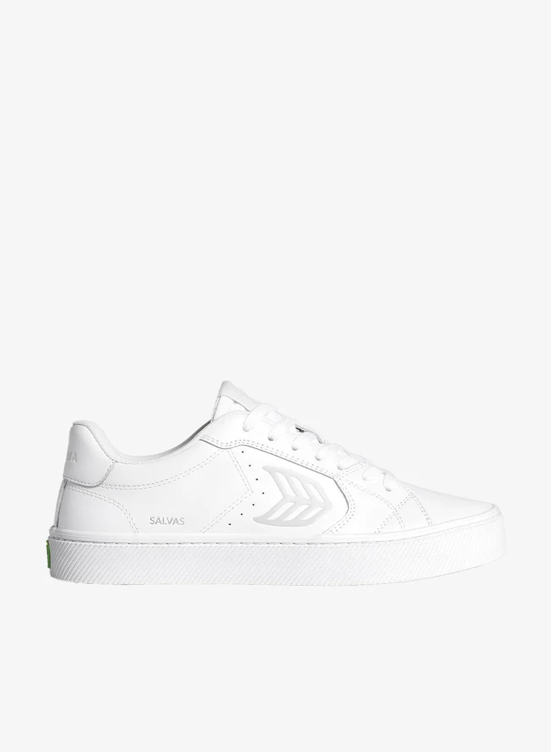 SALVAS White Leather