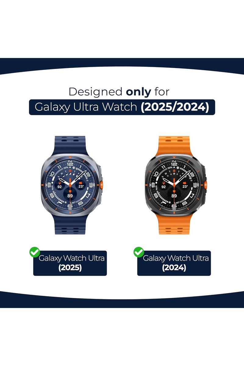 1Pack for Samsung Galaxy Watch Ultra Screen Protector 47mm 2024/2025, Upgrade 9H+Tempered Glass, Easy to install - Image 2