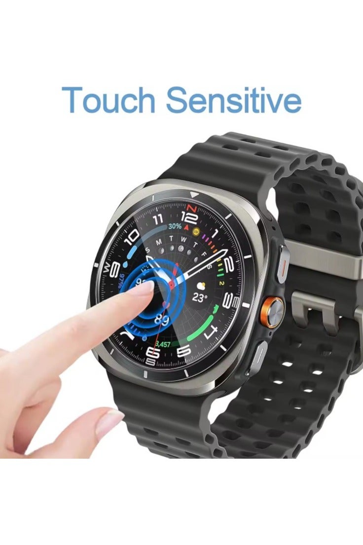 1Pack for Samsung Galaxy Watch Ultra Screen Protector 47mm 2024/2025, Upgrade 9H+Tempered Glass, Easy to install - Image 3