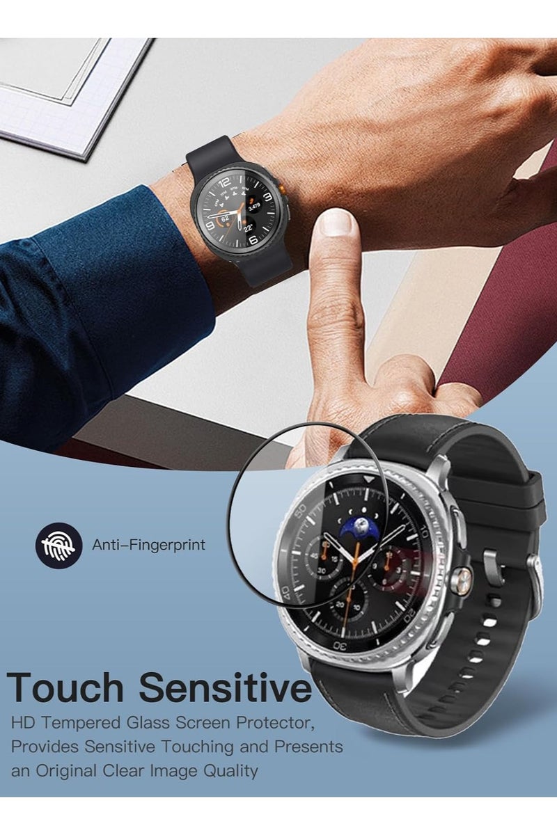 1Pack for Samsung Galaxy Watch Ultra Screen Protector 47mm 2024/2025, Upgrade 9H+Tempered Glass, Easy to install - Image 5