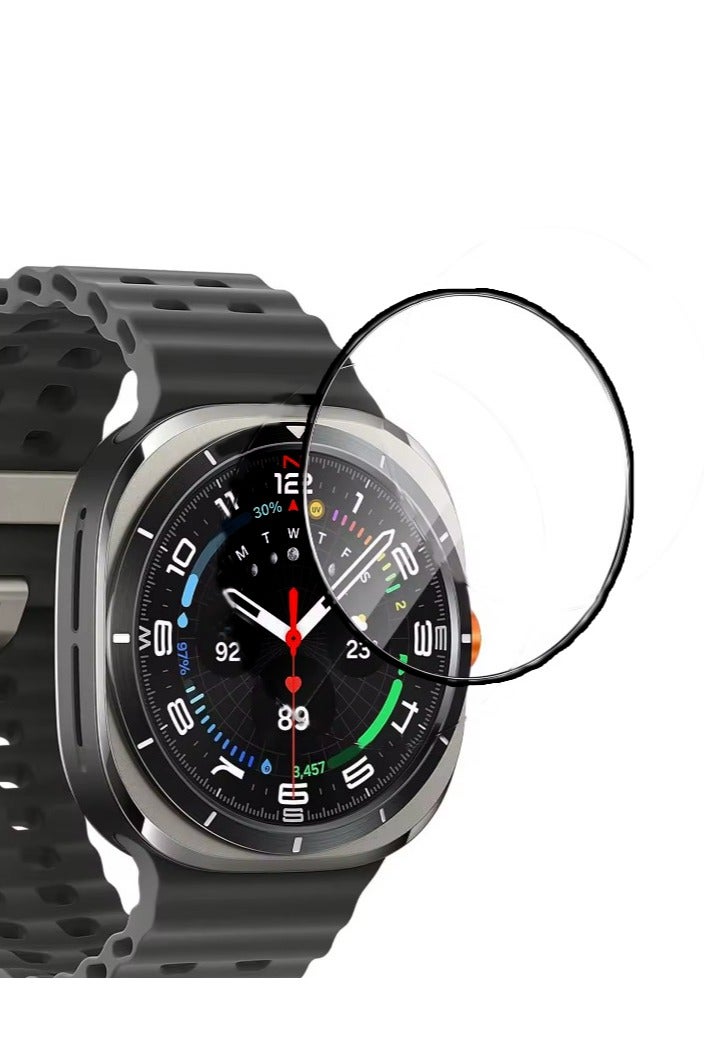 1Pack for Samsung Galaxy Watch Ultra Screen Protector 47mm 2024/2025, Upgrade 9H+Tempered Glass, Easy to install - Image 1