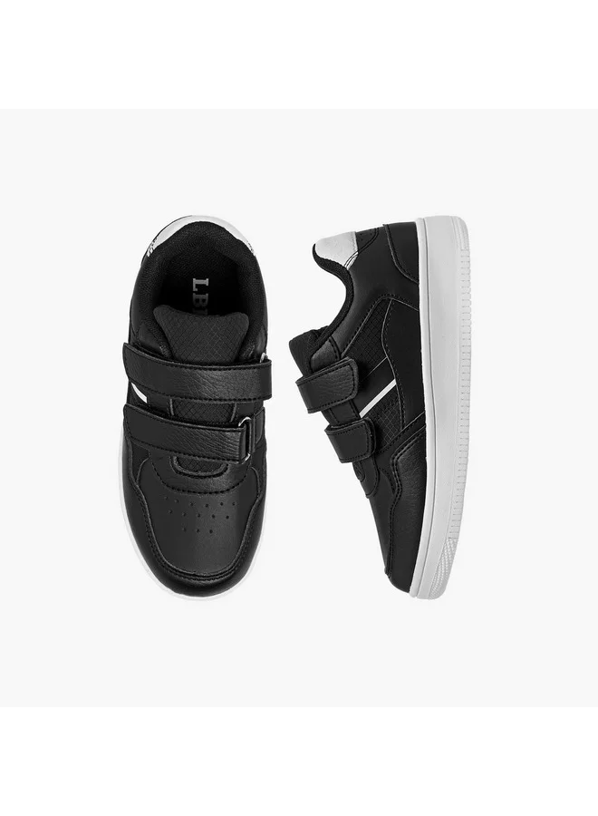 LBL by Shoexpress Boys Panelled Sneakers with Hook and Loop Closure
