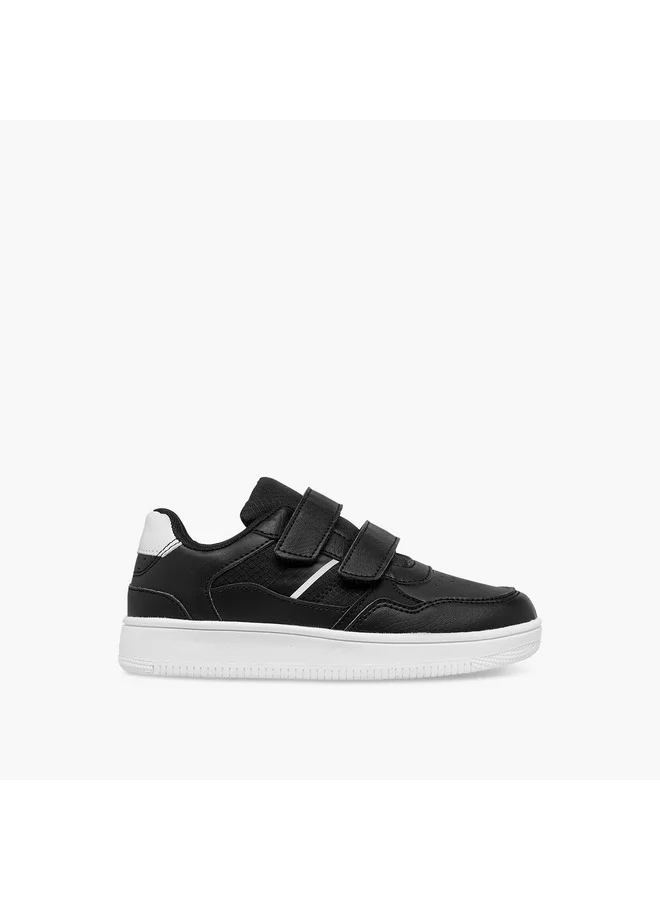 LBL by Shoexpress Boys Panelled Sneakers with Hook and Loop Closure