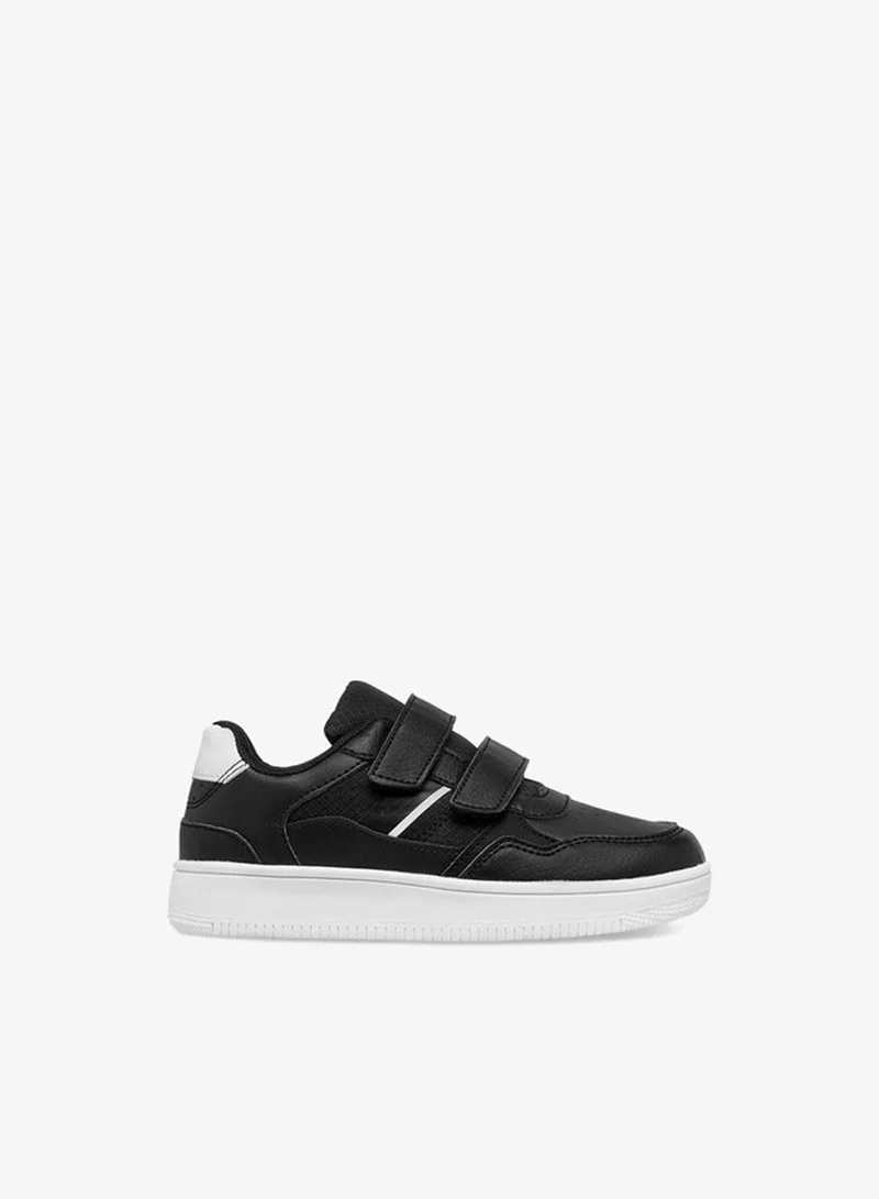 LBL by Shoexpress Boys Panelled Sneakers with Hook and Loop Closure