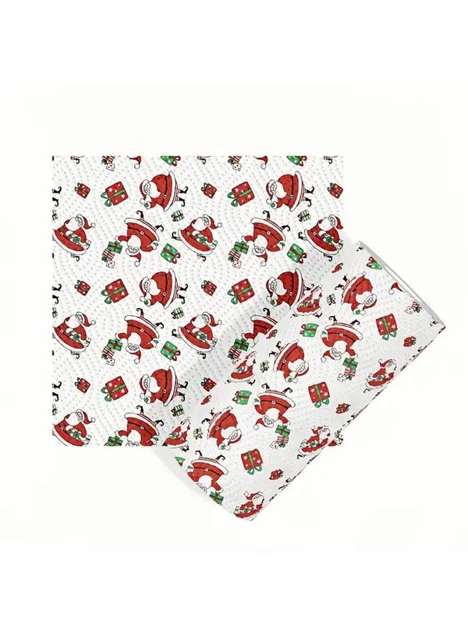 1 Roll Thickened Three Layer Kitchen Paper Heavy Duty Absorbent For Kitchen Bathroom - Image 3