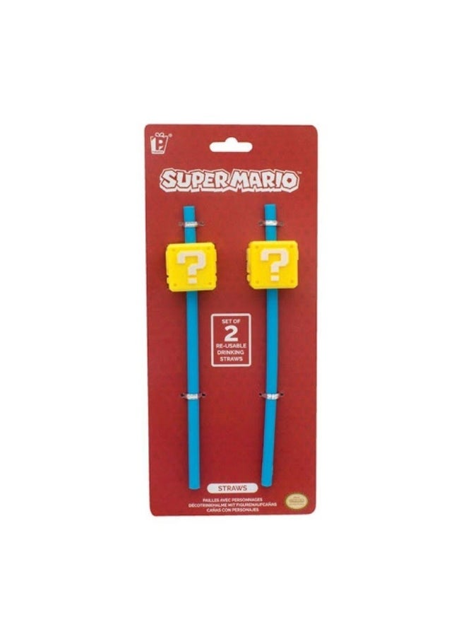Paladone Super Mario Straws 