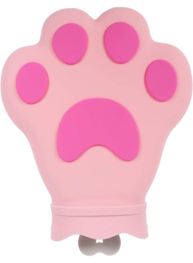 klarako 250ML Hot Water Bottle Cat Paw Shaped Silicone Hot Water Bag Hand Warmer Water Bag for Neck Shoulders Feet Warmer Menstrual Cramps Hot Cold Therapy - Image 1