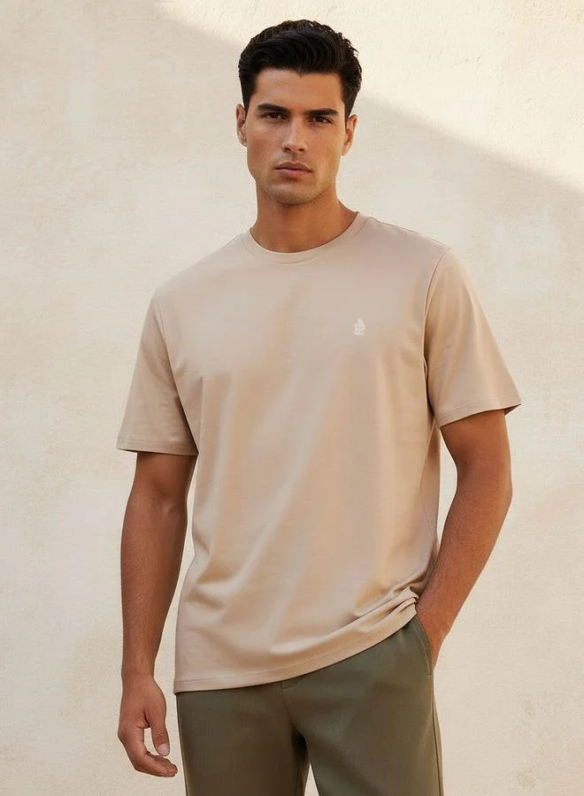 إمبيرور Emperor Men Regular Fit Crew Neck Short Sleeve T-shirt