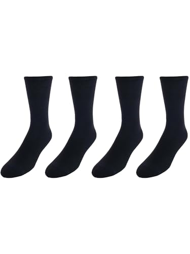 Dr. Scholl's Men's Big and Tall Diabetic & Circulatory Crew Work Socks (4 Pairs) - Image 5