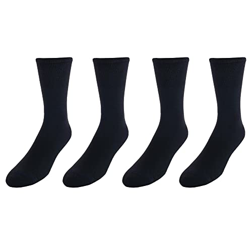 Dr. Scholl's Men's Big and Tall Diabetic & Circulatory Crew Work Socks (4 Pairs) - Image 2