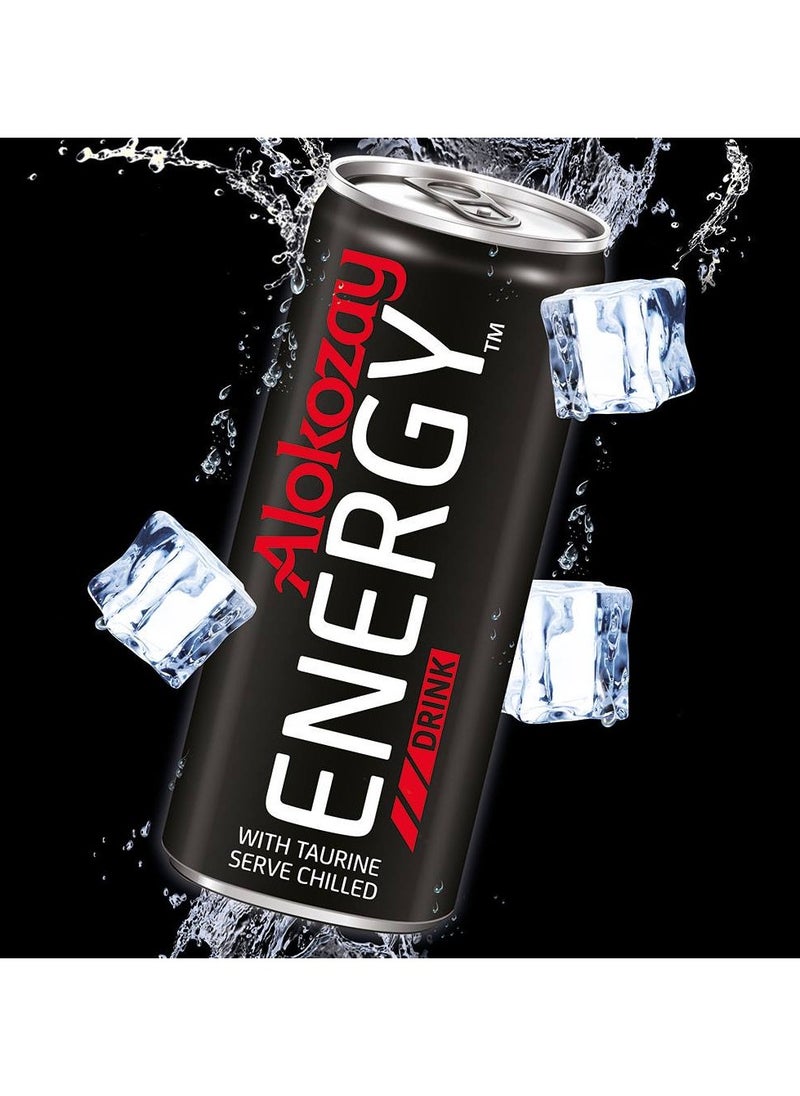 Alokozay - Regular Energy Drink With Taurine Serve Chilled 6 x 250ml - Image 1