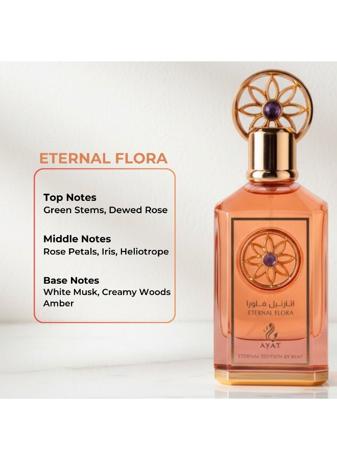 Ayat Perfumes Eternal Flora Eau de Parfum 100ml – Rose, Peony, Jasmine & Musk – Long Lasting Unisex Arabian Perfume - Image 3