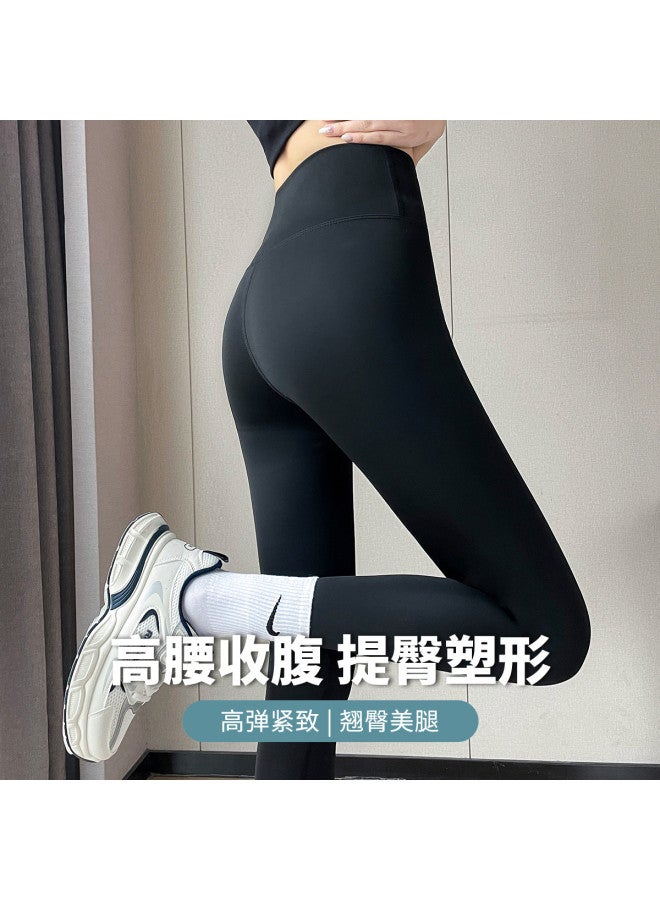 PLANDOO Bargain Women'S High-Waist Tummy Control Shark Leggings, Spring/Autumn Wear, 9/8 Length Ankle Fitness Yoga Pants For Casual Or Exercise - Image 5