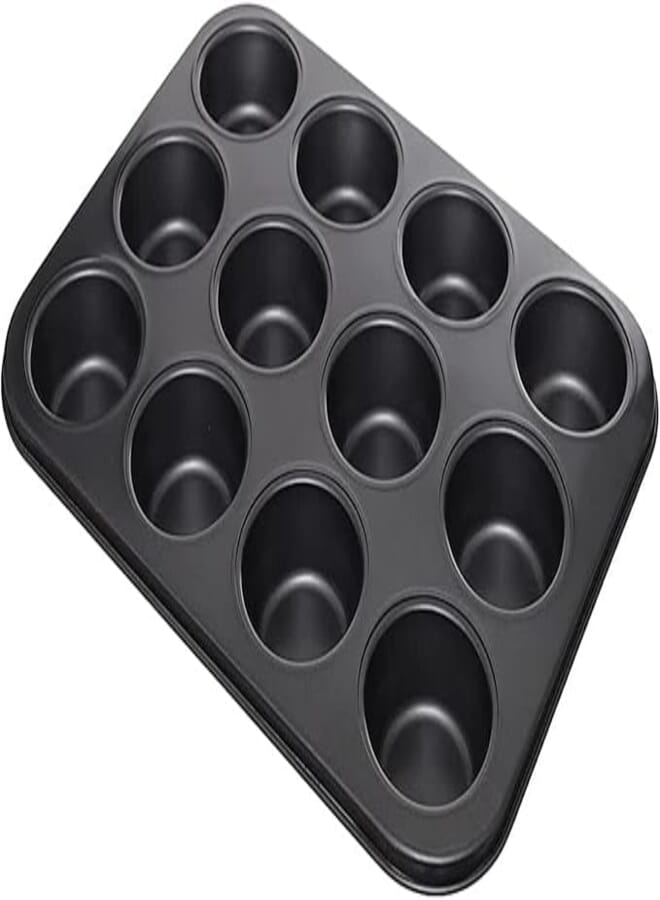 Spaceshoop Tiffal Cupcake Mold 12 Eyes, Grey