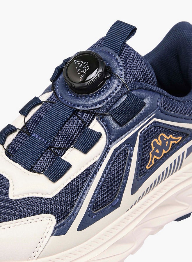 Kappa Boys' Logo Print Sports Shoes with Rotating Buckle Closure - Image 4