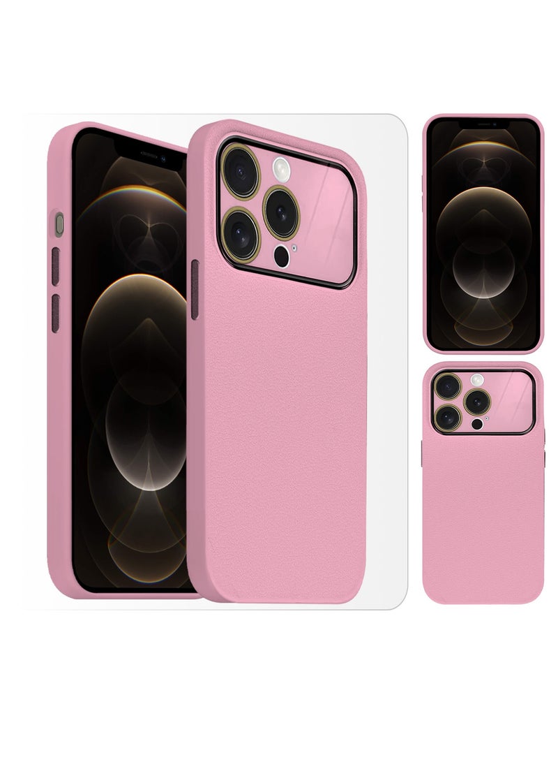 CATANES Hard Silicone Case Cover for Apple iPhone 12 Pro Max - Cover with Camera Protection Bumper - Auto Focus Design - Pink - Image 4