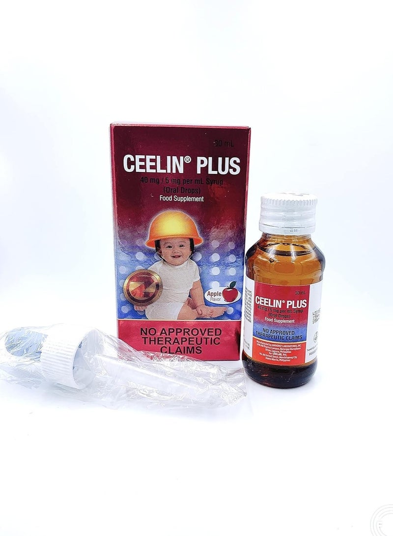 Ceelin Plus Drops 30mL (Apple Flavor)