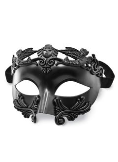 Masquerade Mask for Men Roman Greek Mask Venetian Half Face Mask, for Mascarade Ball Mardi Gras and Cosplay Mardi Party