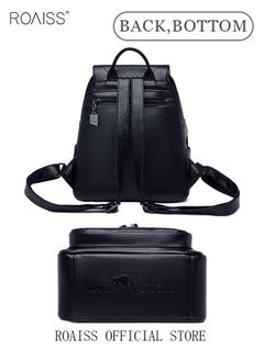 roaiss Backpack Female New Leather Tassel Pendant Rhombus Leisure Travel Backpack Student Female Schoolbag  - Image 5