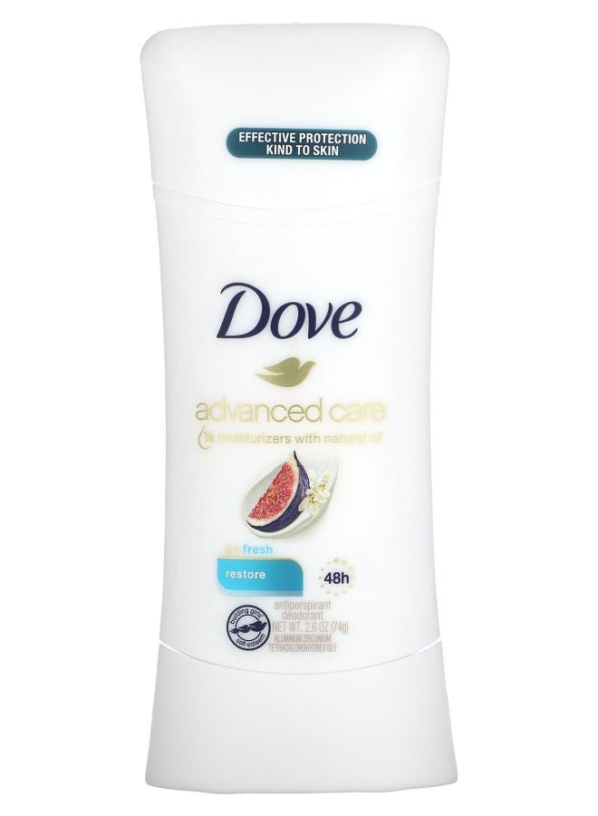 Dove مزيل العرق المتقدم للعناية - جود فريش - استعادة 2.6 أونصة (74 غرام)