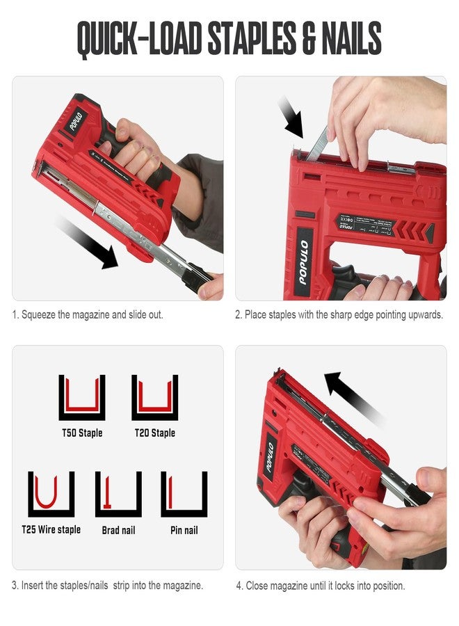 POPULO 4V Brad nailer stapler 5 in 1 - Image 5