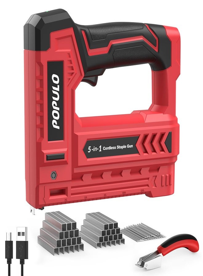 POPULO 4V Brad nailer stapler 5 in 1 - Image 1