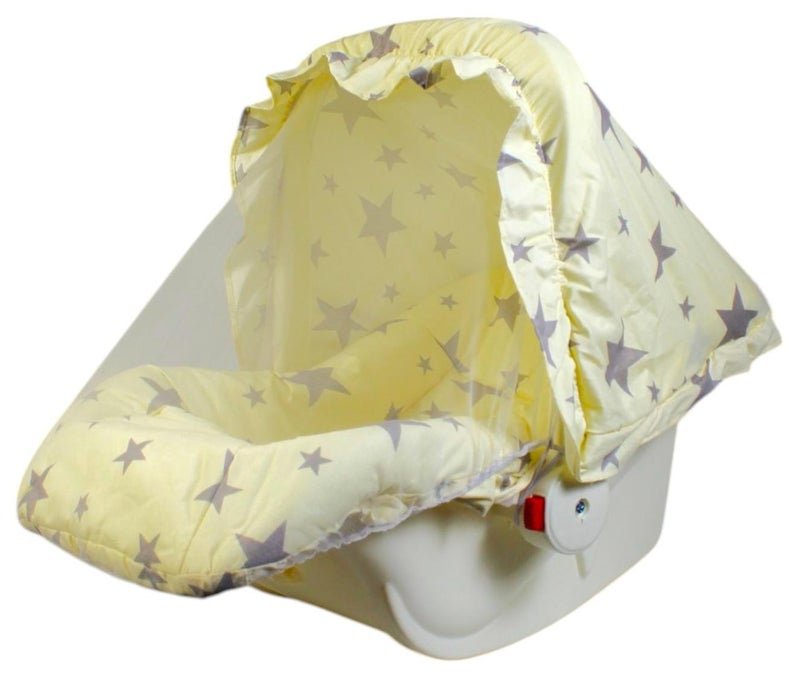 صندوق العاب كرسي هزاز لسرير الأطفال المحمول من كاريير يتحول إلى كرسي تغذية - Image 1