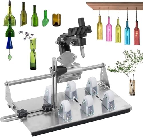 Kartols Upgraded Glass Bottle Cutter kit Wine Bottle Cutter Glass Bottle Cutter Set Glass Bottle Cutter for All Shapes Bottle Cutter Glass Cutter kit Round and Square Wine Bottle Cutter Tools Bottle DIY - Image 1