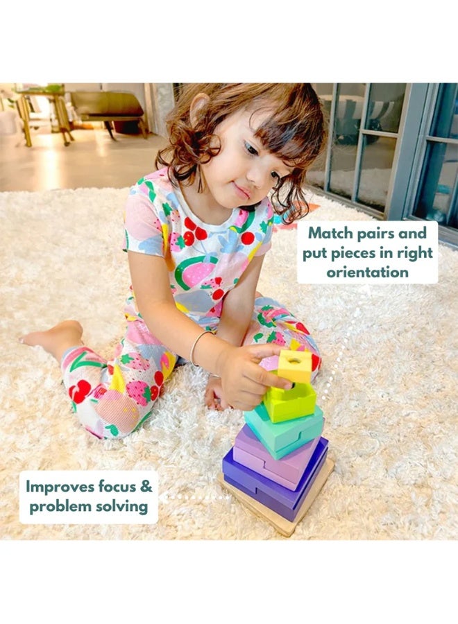 Curious Cub Logical Stacker 3D Puzzle - Image 3