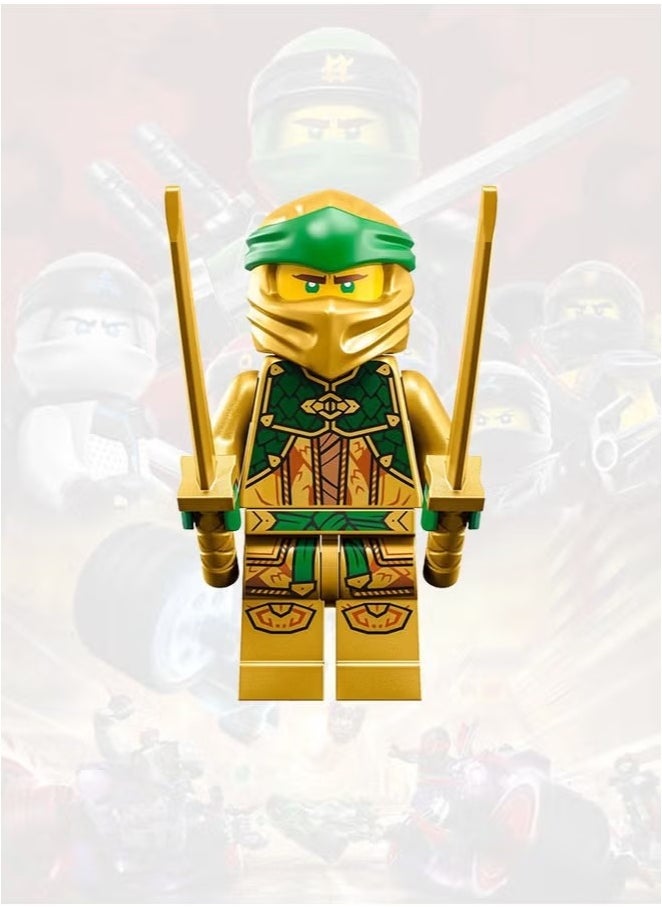 Ailily 8 Pcs Gold Ninja Core Minifigure Combo Pack - Lloyd, Jay, Kai, Cole, Zane, NYA  - Image 4