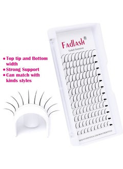 FADLASH Spike Lash Extensions FADLASH Premade Spikes Eyelash Extensions Single Super Thick Eyelashes Spikes Matte Black Individual Lashes Fairy Eyelashes (D Curl, 20mm)  - Image 4
