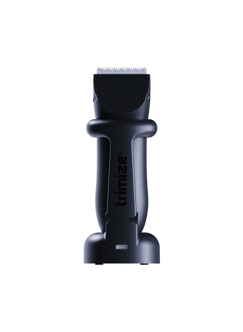 Trimize T1 Body Hair Trimmer – Waterproof, SkinSafe Ceramic Blader – Injury-Free Grooming for Sensitive Areas Black - Image 2