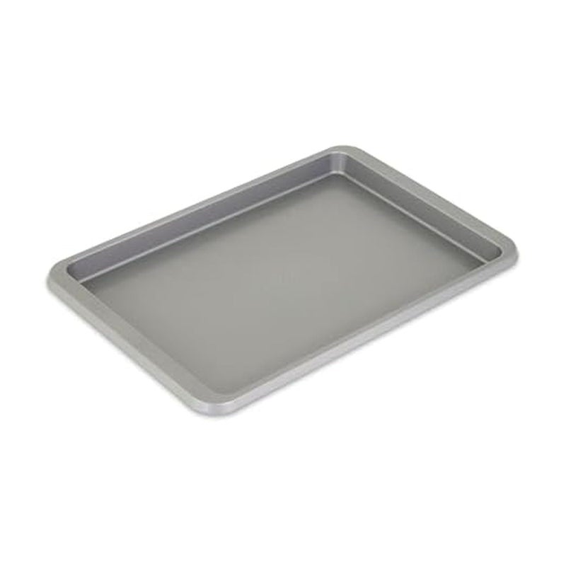 KitchenAid 9x13in Nonstick Aluminized Steel Baking Sheet, Contour Silver - Image 1