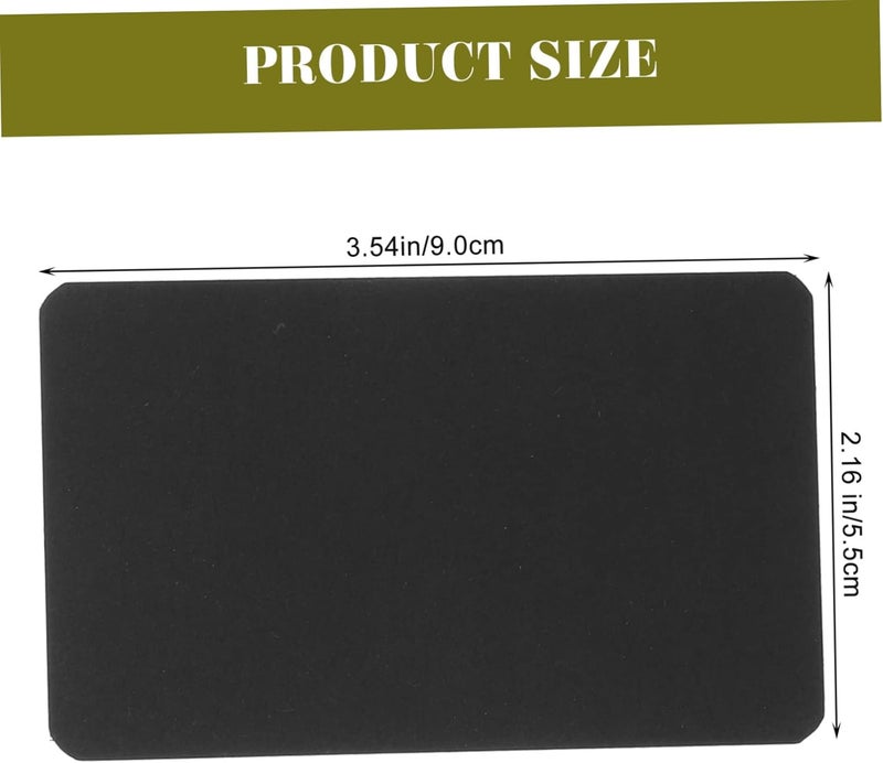 300Pcs Multi Color Blank Letter Cards Double Sided DIY Painting and English Word Cards Kraft and Black Cardstock for Students Writers Teachers and Creative Projects - Image 2