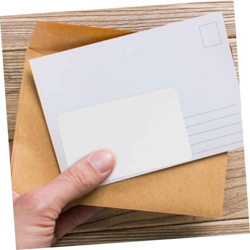 300Pcs Multi Color Blank Letter Cards Double Sided DIY Painting and English Word Cards Kraft and Black Cardstock for Students Writers Teachers and Creative Projects - Image 5