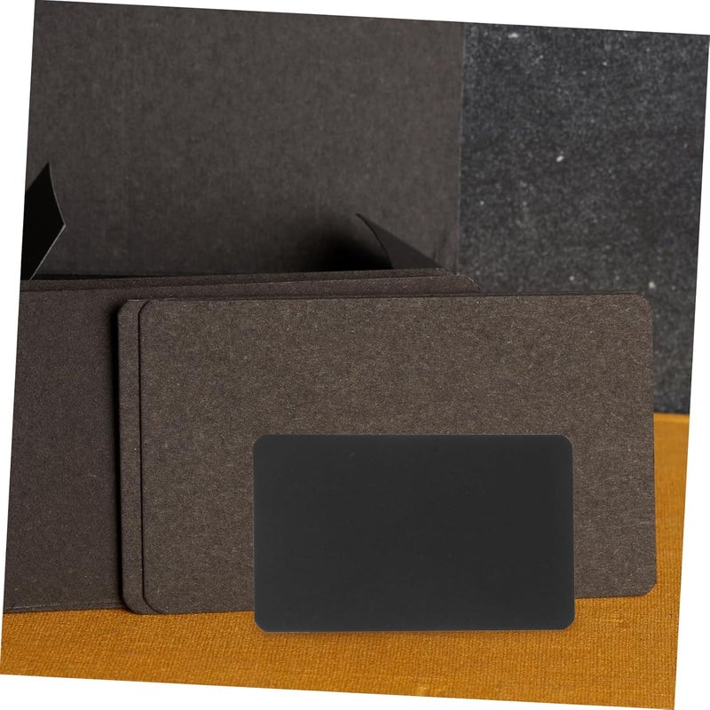 300Pcs Multi Color Blank Letter Cards Double Sided DIY Painting and English Word Cards Kraft and Black Cardstock for Students Writers Teachers and Creative Projects - Image 4