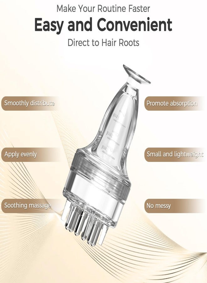 WL-YBOPRO Minoxidil Applicator, Quick Efficient Apply No Messy Hair Serum Applicator Small Minoxidil Applicator Tool, Hair Applicator Bottle Minoxidil Brush Scalp Applicator Comb Dedicated to Minoxidil - Image 3