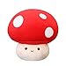 Yeqivo Cute Mushroom Plush Toy Red 3D Soft Mushroom Plushie Hugging Pillow Gift for Girls Kids Home Decor Christmas Birthday 25cm - Image 3