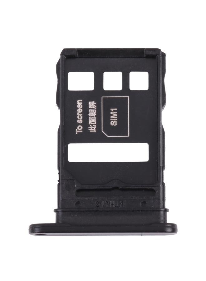 SIM Card Tray + SIM Card Tray for Honor 50 Pro (Black) - Image 1