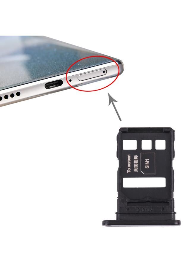 SIM Card Tray + SIM Card Tray for Honor 50 Pro (Black) - Image 4