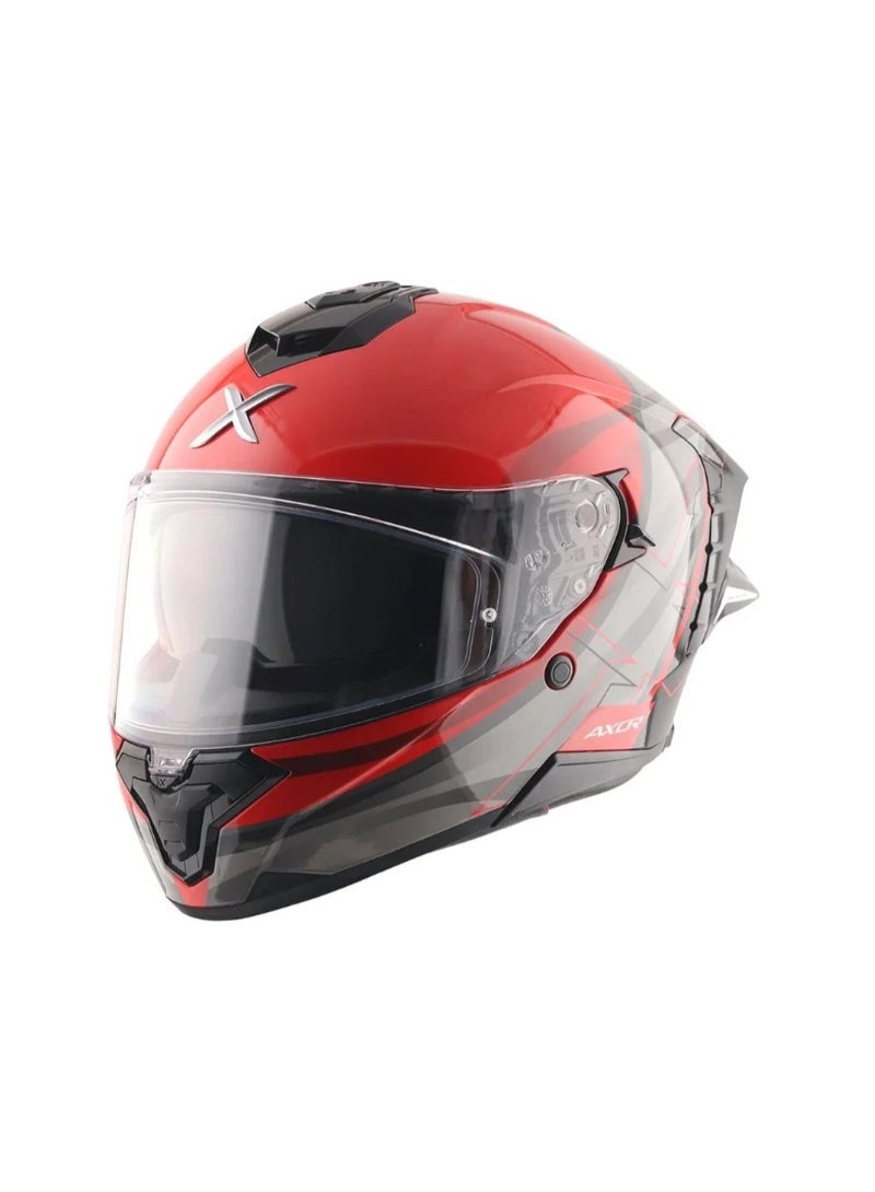 AXOR BRUTALE SURGES RED BLACK Helmet - Image 1