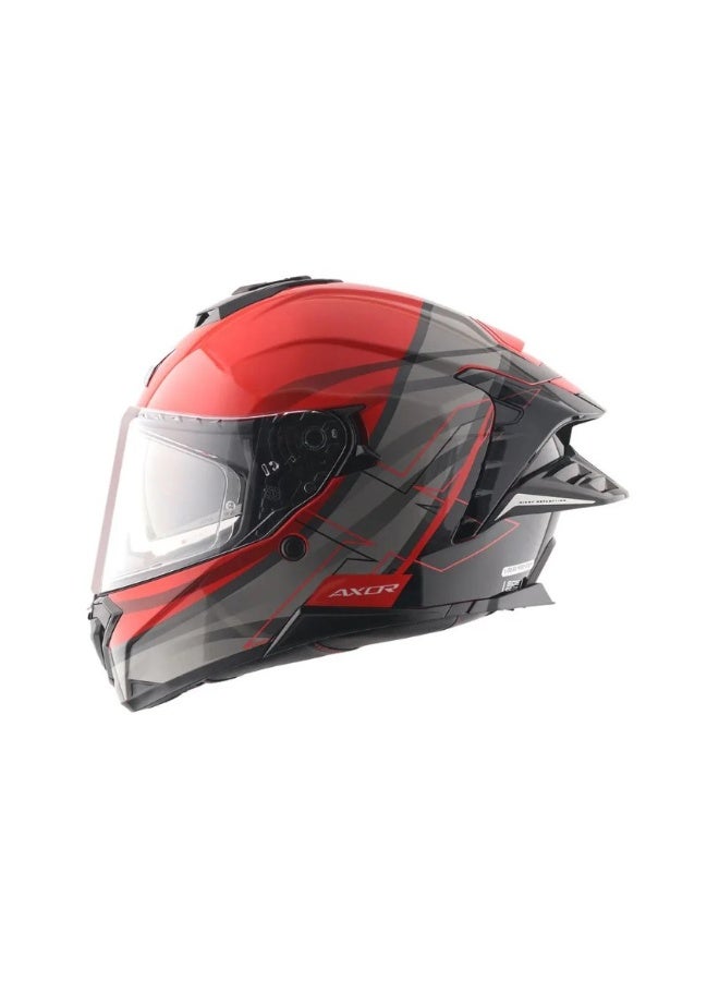 AXOR BRUTALE SURGES RED BLACK Helmet - Image 2