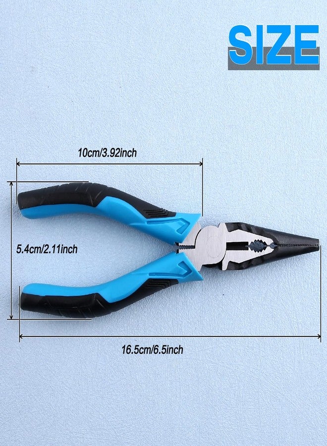 SPEEDWOX 6 Inch Long Nose Pliers High Leverage Needle Nose Pliers with Wire Cutter Serrated Jaw Pliers for Home Fishing Jewelry Crafts Cutting and Bending - Image 5