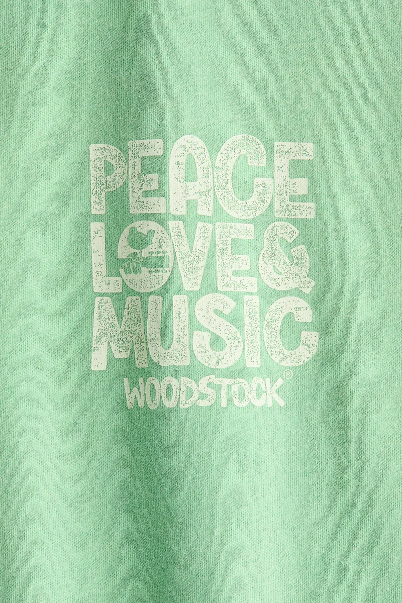 H&M Oversized print-motif T-shirt