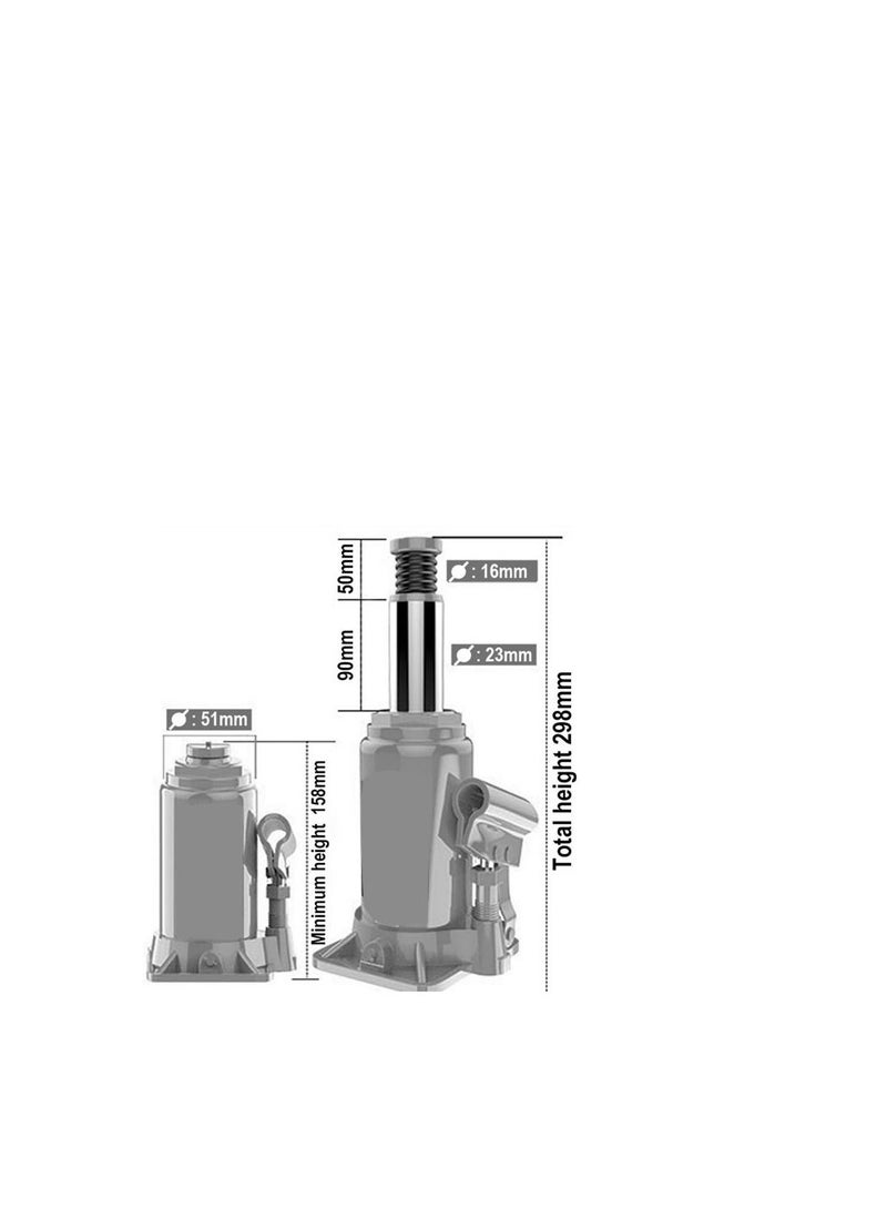 California formula-T California Car Jack 3 ton Hydraulic Bottle Jack for SUZUKI BELANO Tire Screws Wrench 40x40cm Cleaning Towels Working Gloves - Image 2