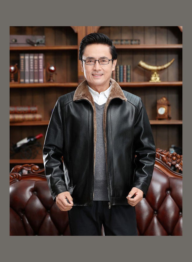 جولي معطف كاجوال سميك ومخمل. أسود - Image 4