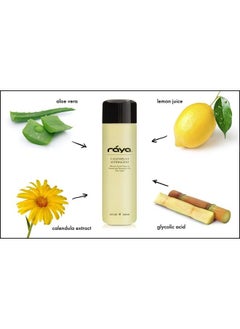 Raya Calendula Astringent With Aha 6 Oz (G206) | Glycolic Facial Toner For Combo And Partially Oily Skin Prone To Breakouts | Helps Normalize Ph And Fight Bacteria | Made With Alpha Hydroxy Acids  - Image 3