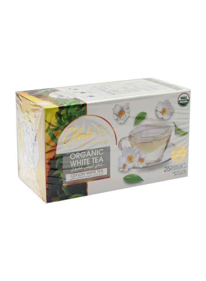 Olinda Organic White Tea 25 Teabags 37.5 G - Image 2