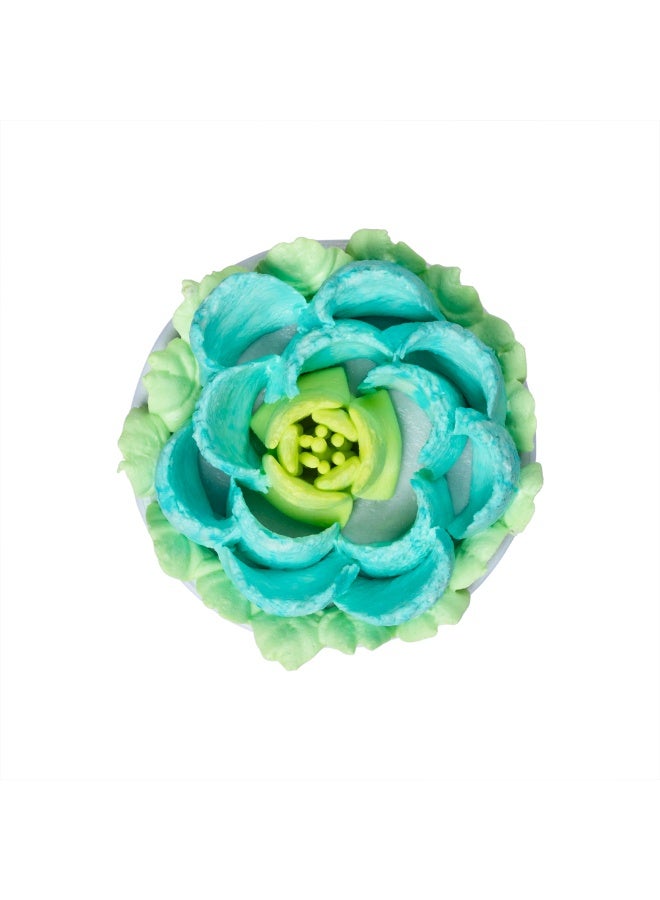 Restaurantware فوهة أنابيب روسية، فوهة تزيين كعكة بتلات 1 - #45، مقاومة للتآكل، فوهة تزيين من الفولاذ المقاوم للصدأ للتزيين، قابلة للغسل في غسالة الصحون، تزيين الكب كيك، الكعك، أو البسكويت - Image 2