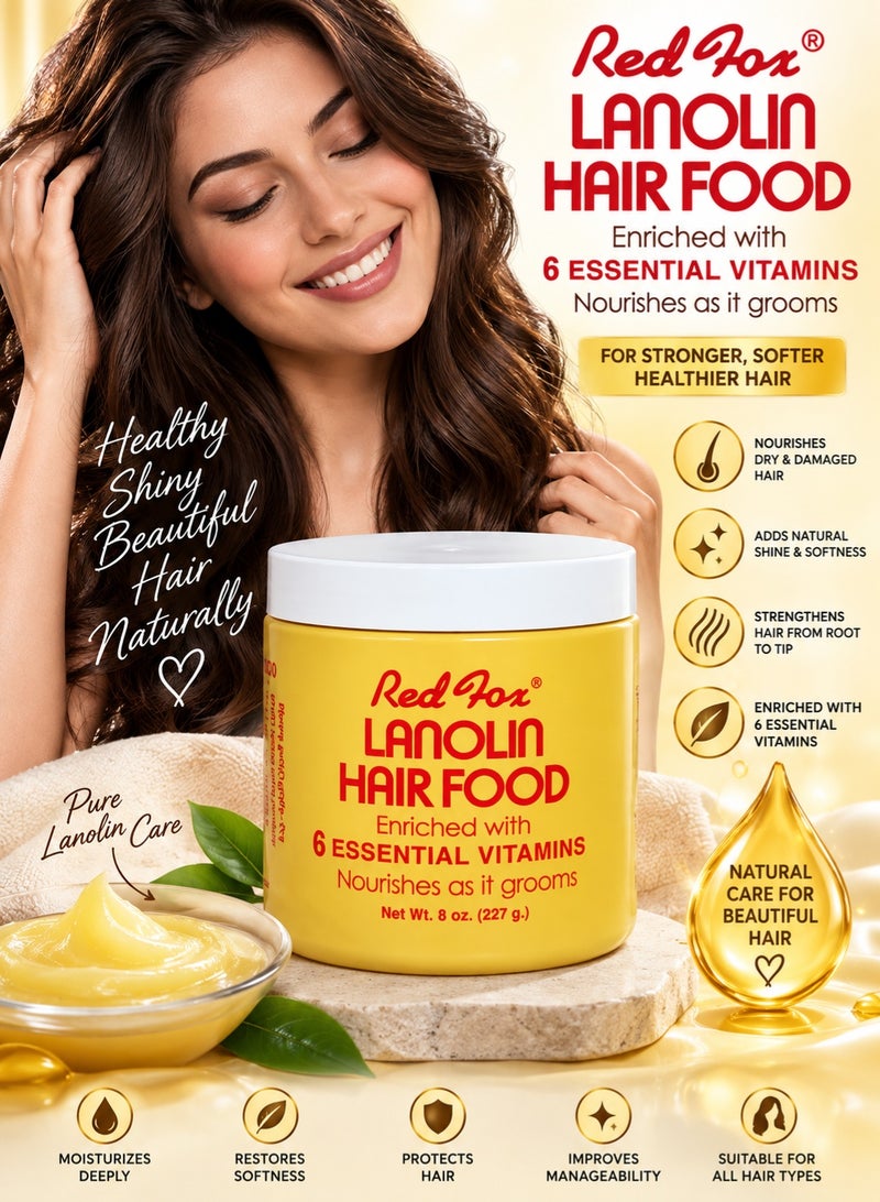 Red Fox Lanolin Hair Food - Image 3